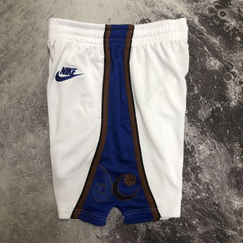 Men's White Retro Team Shorts