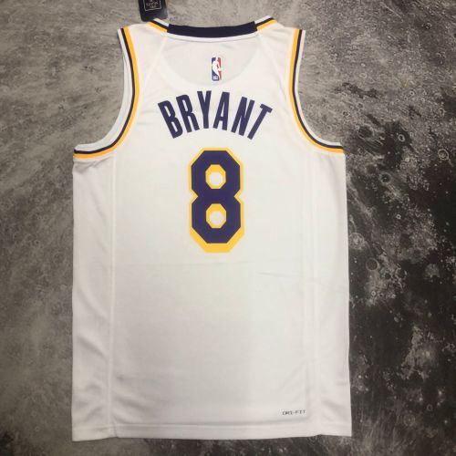 Men's Kobe Bryant White Team Jersey