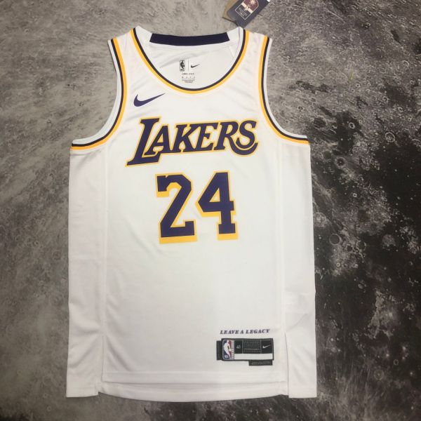 Men's Kobe Bryant White Team Jersey