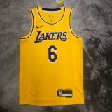 Men's LeBron James Yellow Team Jersey