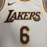 Men's LeBron James White Team Jersey