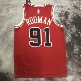 Men's Dennis Rodman Red Team Jersey