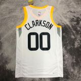 Men's Jordan Clarkson White Home Team Jersey