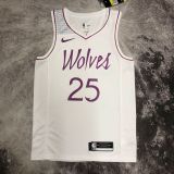 Men's Derrick Rose White Team Jersey