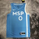 Men's D'Angelo Russell Blue Team Jersey