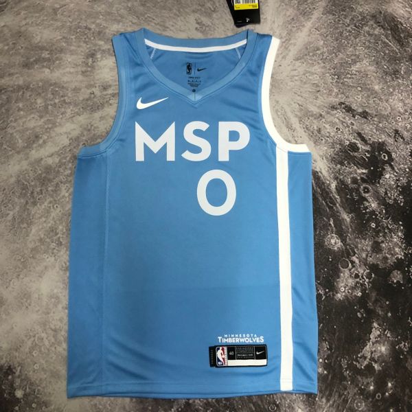 Men's D'Angelo Russell Blue Team Jersey