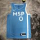 Men's D'Angelo Russell Blue Team Jersey