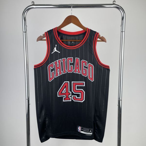 Men's Michael Jordan Black Team Jersey - Statement Edition