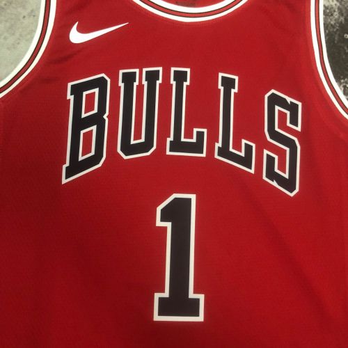 Men's Derrick Rose Red Team Jersey