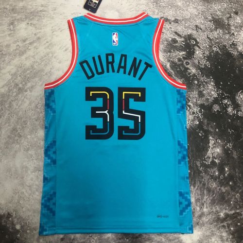 Men's Kevin Durant Blue Team Jersey - City Edition