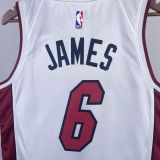 Men's LeBron James White Team Jersey