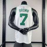 Men's Jaylen Brown White Team Jersey