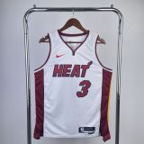 Men's Dwyane Wade White Team Jersey