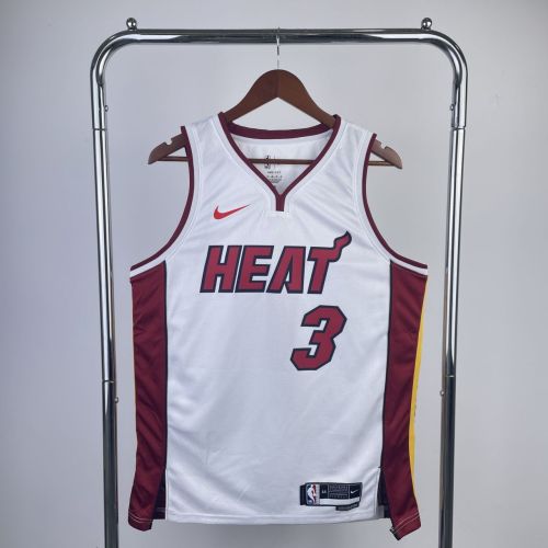Men's Dwyane Wade White Team Jersey
