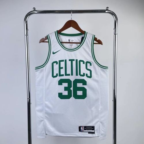 Men's Marcus Smart White Team Jersey