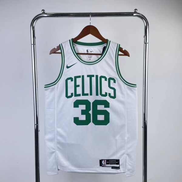 Men's Marcus Smart White Team Jersey