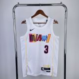 Men's Dwyane Wade White Team Jersey - City Edition