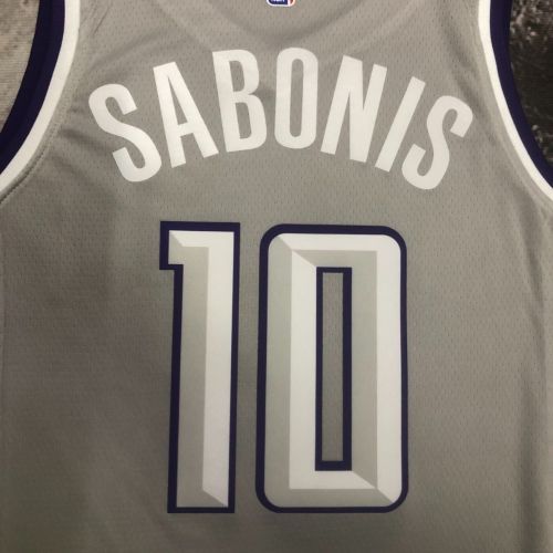 Men's Domantas Sabonis Gray Team Jersey - City Edition