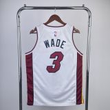 Men's Dwyane Wade White Team Jersey