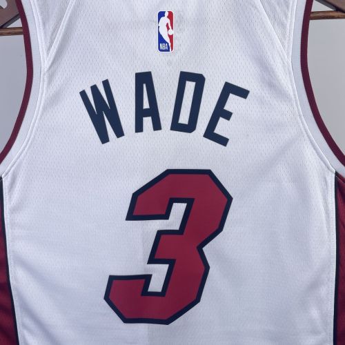 Men's Dwyane Wade White Team Jersey