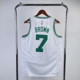 Men's Jaylen Brown White Team Jersey