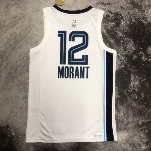 Men's Ja Morant White Team Jersey