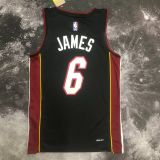 Men's LeBron James Black Team Jersey