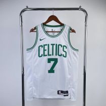 Men's Jaylen Brown White Team Jersey