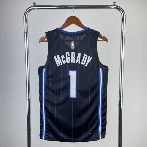 Men's Tracy McGrady Black Team Jersey