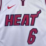 Men's LeBron James White Team Jersey
