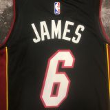 Men's LeBron James Black Team Jersey