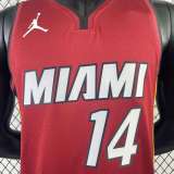 Men's Tyler Herro Red Team Jersey - Statement Edition