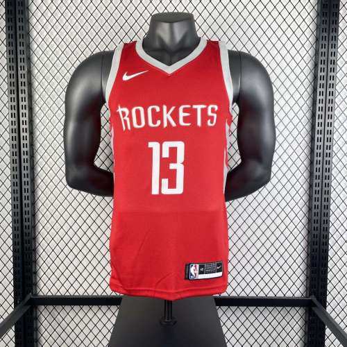 Men's James Harden Red Away Team Jersey