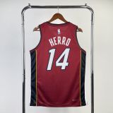 Men's Tyler Herro Red Team Jersey - Statement Edition