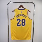 Men's Rui Hachimura Yellow Team Jersey