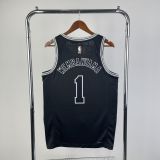 Men's Victor Wembanyama Black Retro Team Jersey