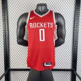Men's Russell Westbrook Red Away Team Jersey