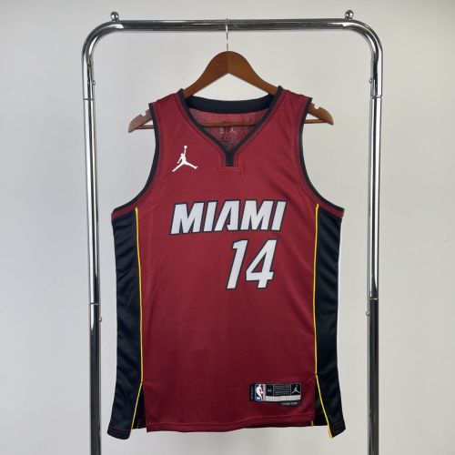 Men's Tyler Herro Red Team Jersey - Statement Edition