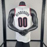 Men's Scoot Henderson White Team Jersey