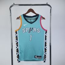 Men's Victor Wembanyama Blue Team Jersey - City Edition
