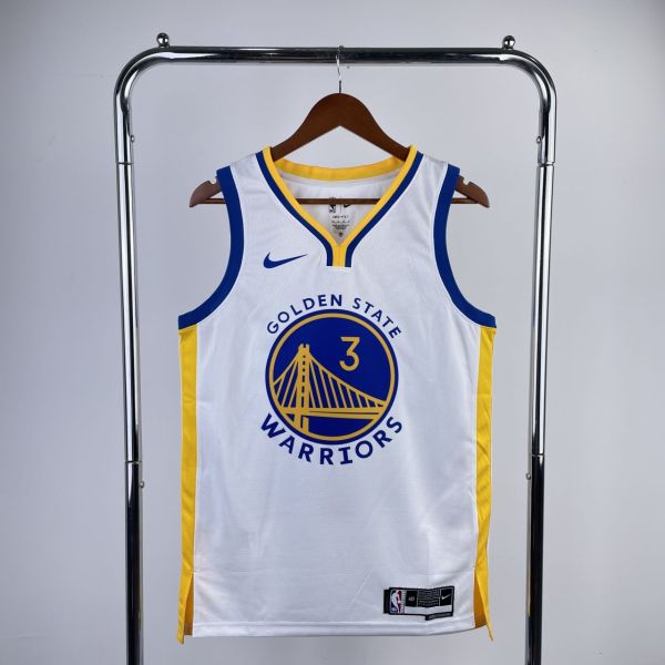 Men's Jordan Poole White Team Jersey