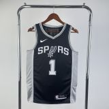 Men's Victor Wembanyama Black Team Jersey