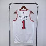 Men's Derrick Rose White Team Jersey