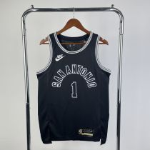 Men's Victor Wembanyama Black Retro Team Jersey