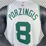 Men's Kristaps Porzingis White Team Jersey