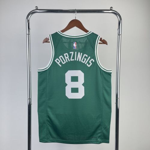 Men's Kristaps Porzingis Green Team Jersey