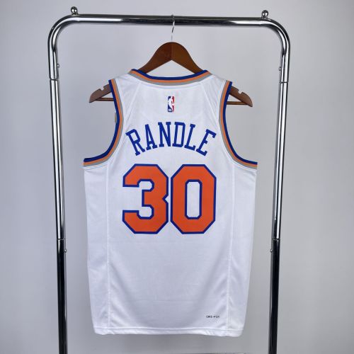 Men's Julius Randle White Team Jersey