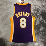 Men's M&N 2000/2001 Kobe Bryant Purple Retro Jersey