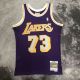 Men's M&N 98/99 Dennis Rodman Purple Retro Jersey