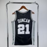 Men's M&N 1998/99 Tim Duncan Black Retro Jersey